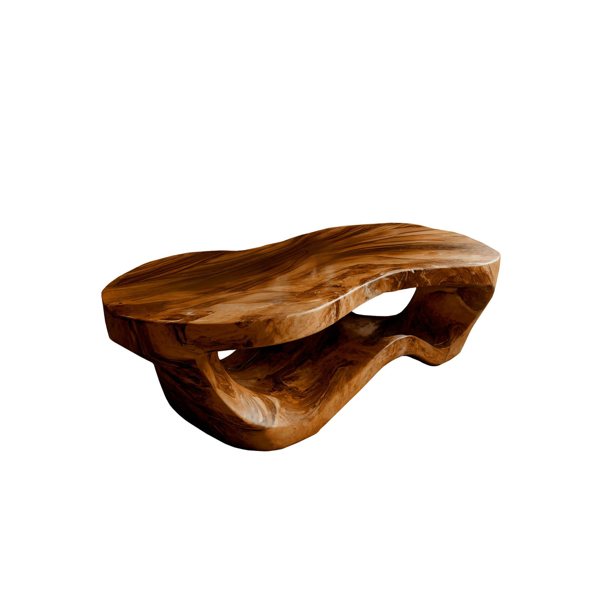 Calven Drift Solid Wood Coffee Table