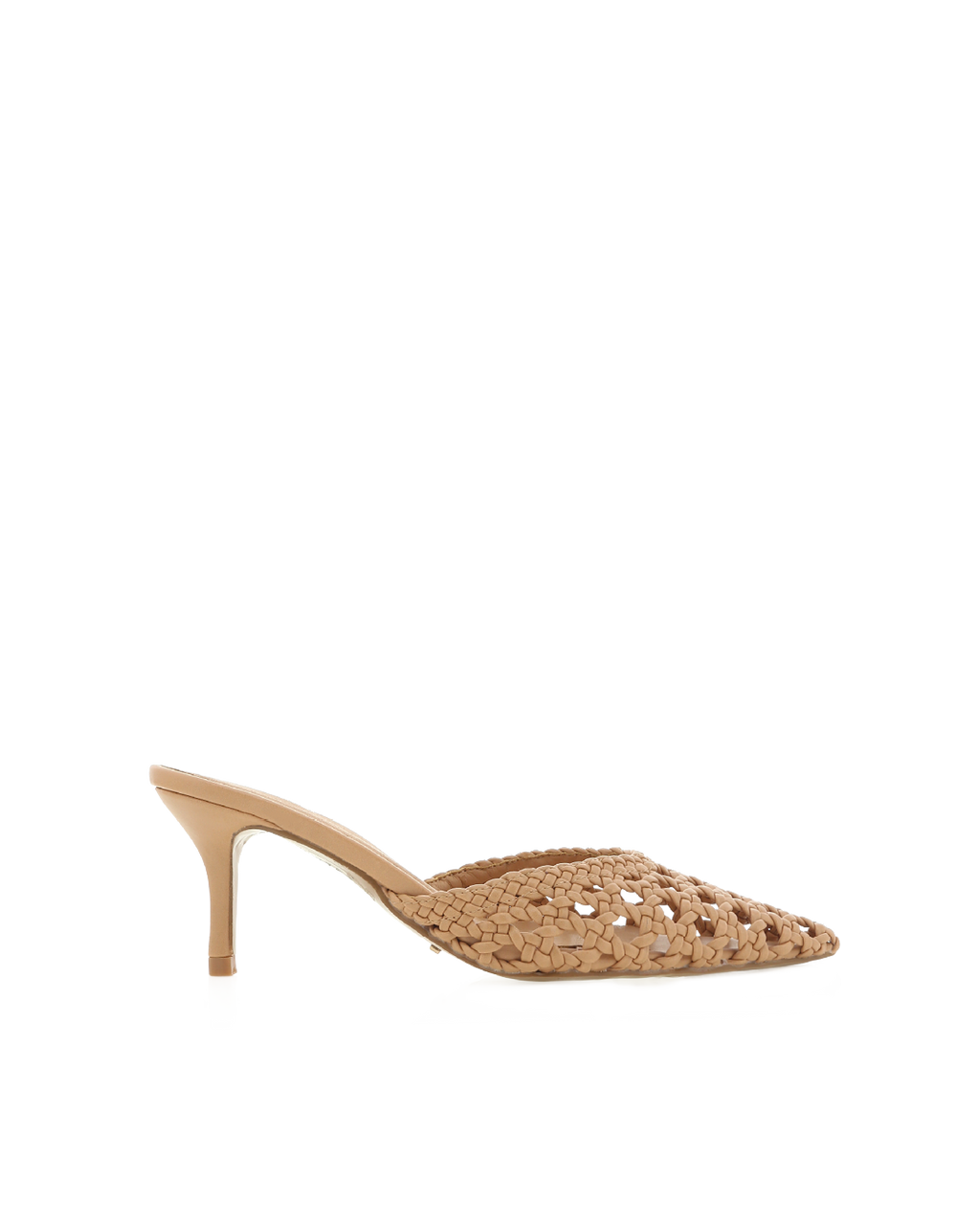 Dottie Mid Stiletto Pointed-Toe Mule, Desert – Alicia Shoes, Hialeah FL