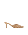 Dottie Mid Stiletto Pointed-Toe Mule, Desert – Alicia Shoes, Hialeah FL
