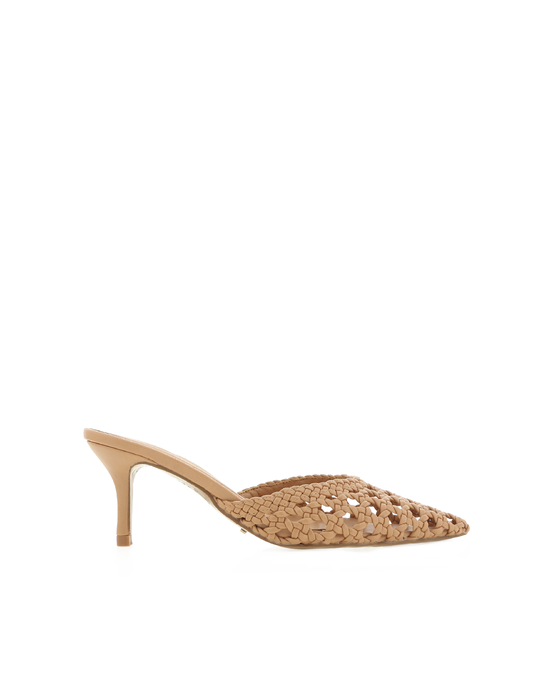 Dottie Mid Stiletto Pointed-Toe Mule, Desert – Alicia Shoes, Hialeah FL