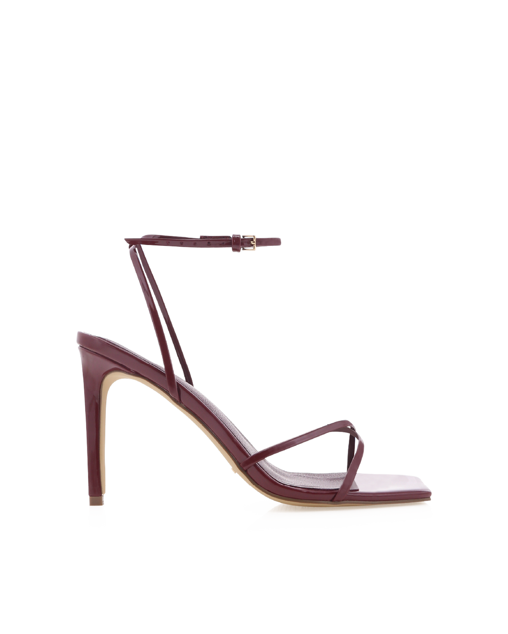 Esra High Stiletto Slingback Sandal, Cherry Patent – Alicia Shoes, Hialeah FL