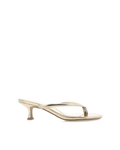 Esti Kitten Heel Thong Mule, Gold Metallic – Alicia Shoes, Hialeah FL