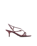 Flossie Low Stiletto Slingback Sandal, Cherry Red Patent – Alicia Shoes, Hialeah FL