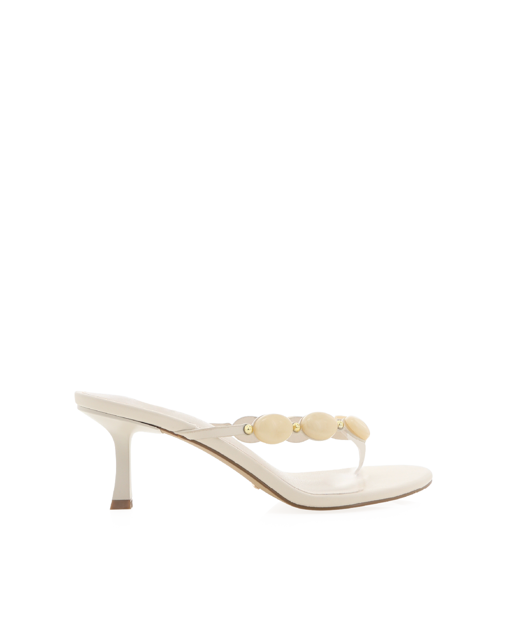 Gema Low Stiletto Thong Mule, Bone – Alicia Shoes, Hialeah FL
