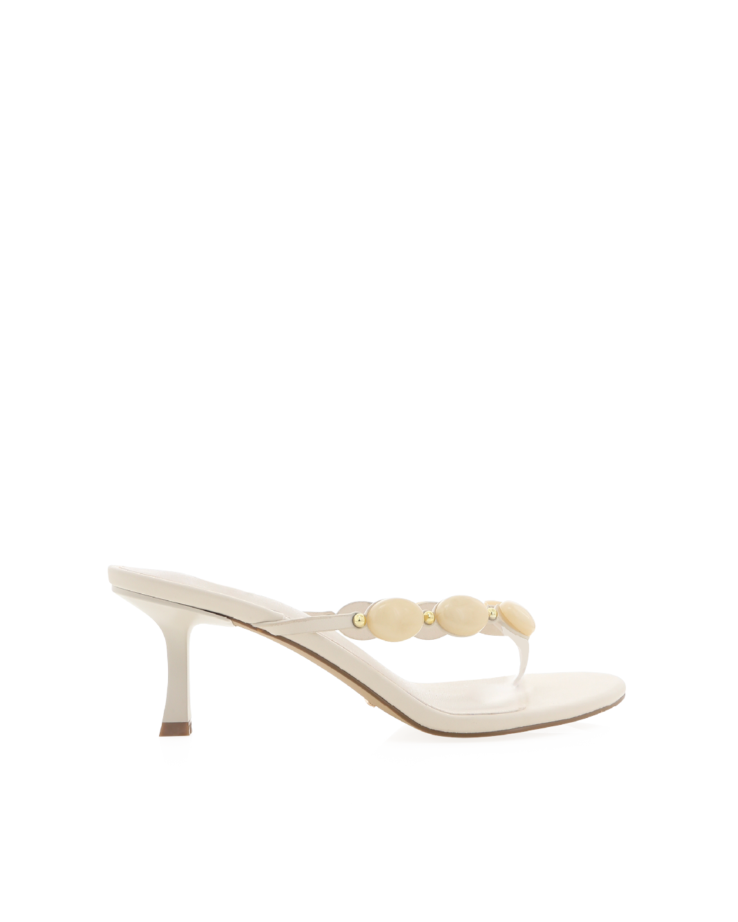 Gema Low Stiletto Thong Mule, Bone – Alicia Shoes, Hialeah FL
