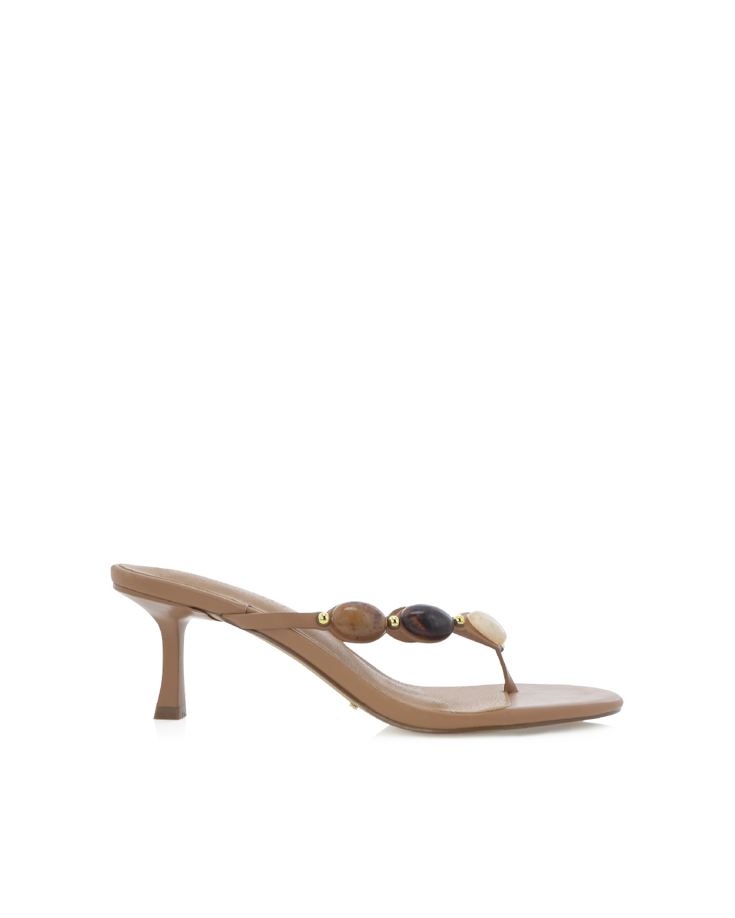 Gema Low Stiletto Thong Mule, Coffee – Alicia Shoes, Hialeah FL