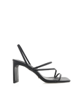 Genna Mid Block Heel Slingback Sandal, Black – Alicia Shoes, Hialeah FL