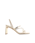 Genna Mid Block Heel Slingback Sandal, Gold Metallic – Alicia Shoes, Hialeah FL