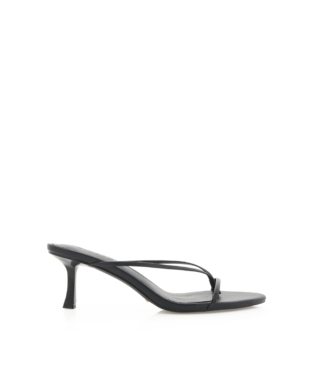 Gillie Low Stiletto Thong Mule, Black – Alicia Shoes, Hialeah FL