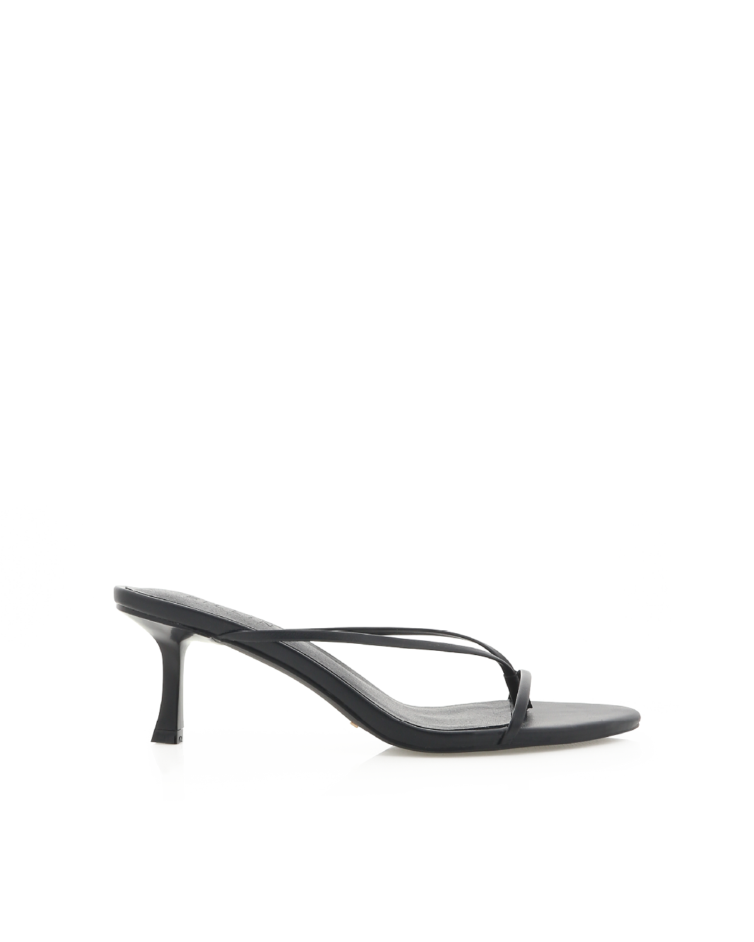 Gillie Low Stiletto Thong Mule, Black – Alicia Shoes, Hialeah FL