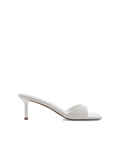 Haddison Mid Stiletto Strappy Sandal, White – Alicia Shoes, Hialeah FL