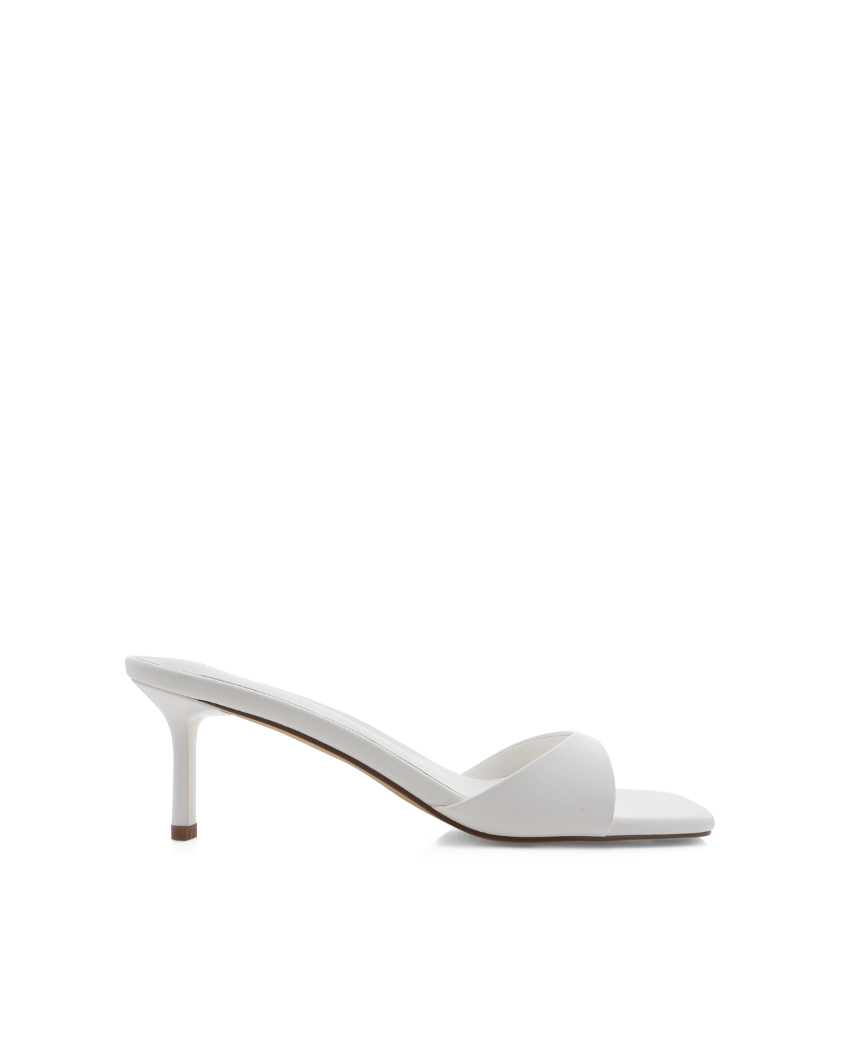 Haddison Mid Stiletto Strappy Sandal, White – Alicia Shoes, Hialeah FL