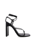 Hera High Block Heel Ankle Strap Sandal, Black – Alicia Shoes, Hialeah FL