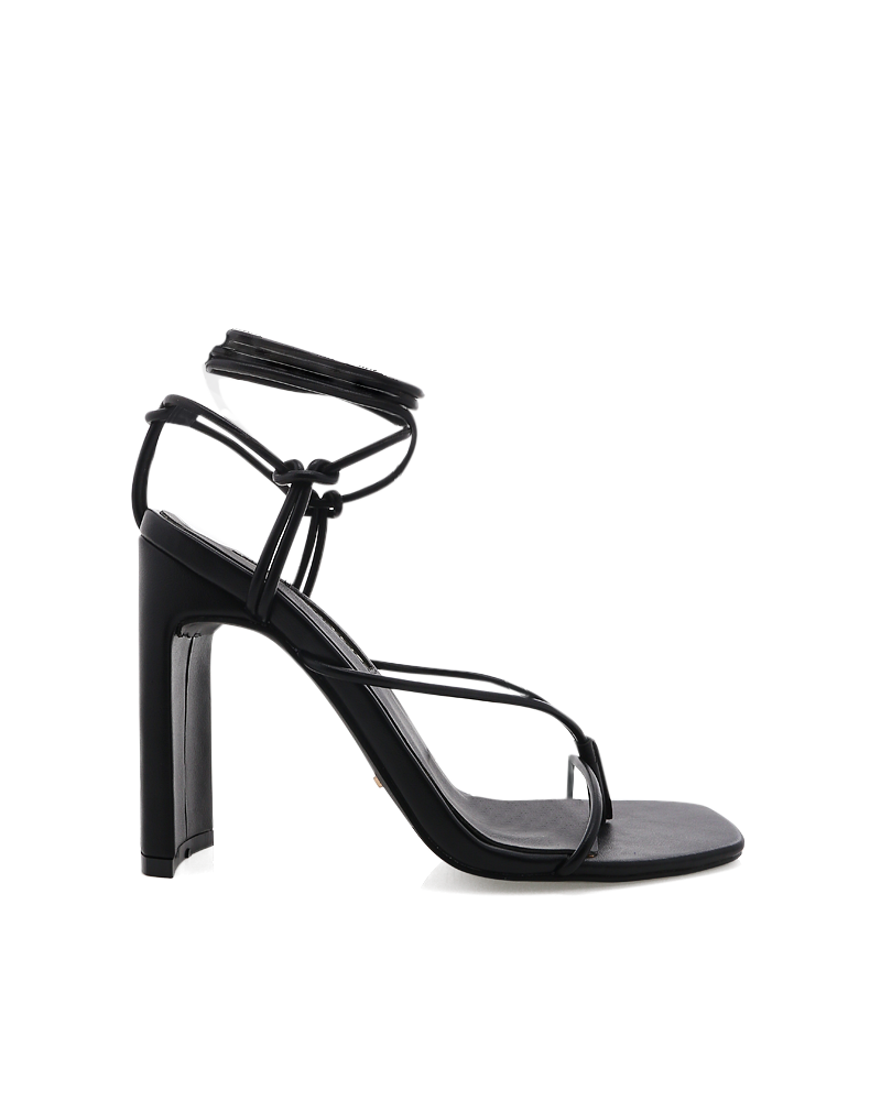 Hera High Block Heel Ankle Strap Sandal, Black – Alicia Shoes, Hialeah FL