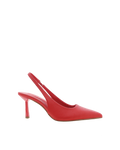Idana Mid Stiletto Slingback Pump, Pimiento Saffiano Shine – Alicia Shoes, Hialeah FL