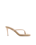 Ivyanna Mid Stiletto Thong Mule, Natural Raffia – Alicia Shoes, Hialeah FL