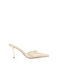 Manson Mid Stiletto Pointed-Toe Mule, Gold Metallic – Alicia Shoes, Hialeah FL