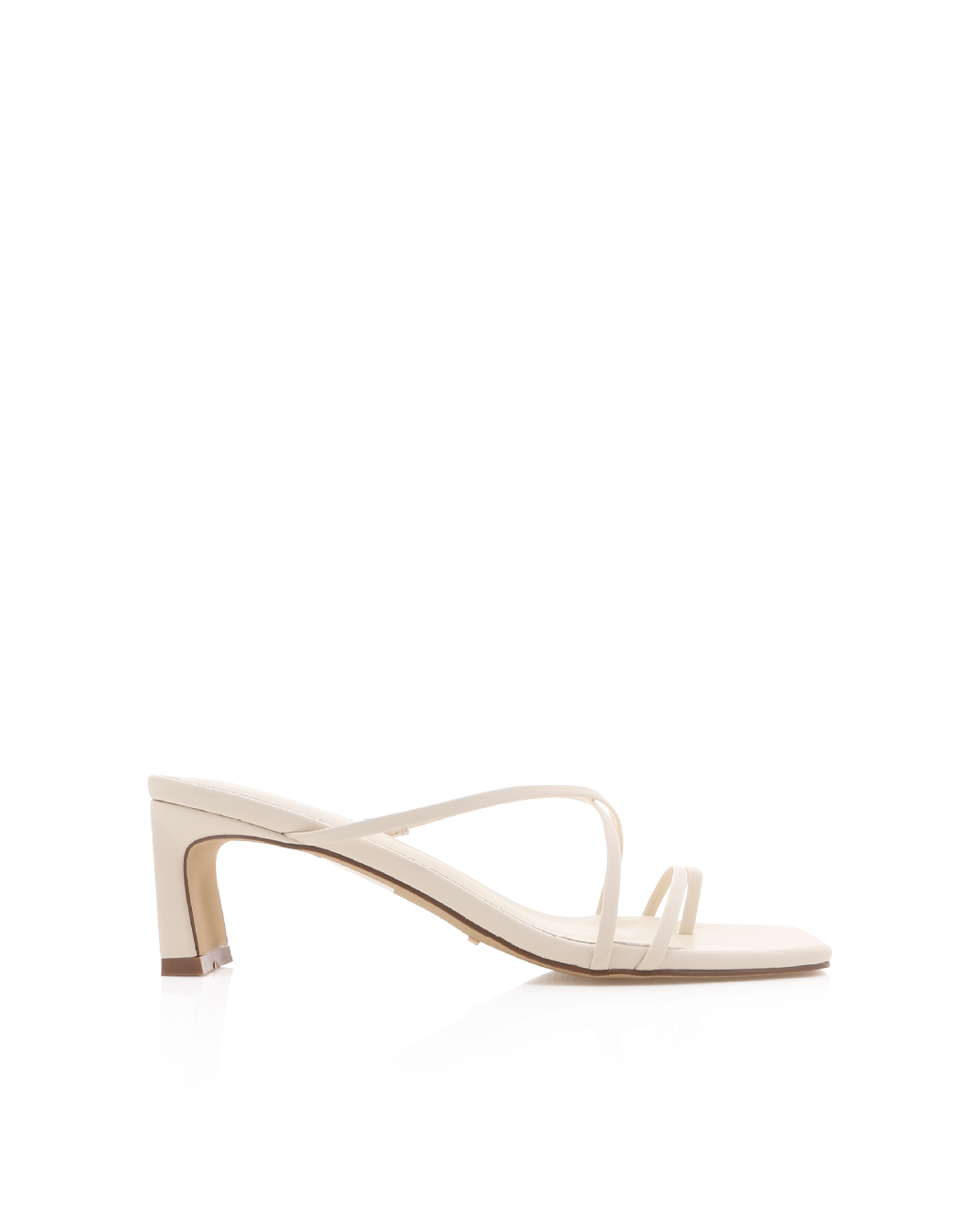 Melie Low Block Heel Strappy Sandal, Bone – Alicia Shoes, Hialeah FL