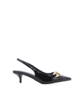 Quinbella Kitten Heel Slingback Pump, Black Patent – Alicia Shoes, Hialeah FL