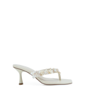 Riona Mid Stiletto Thong Mule, Porcelain – Alicia Shoes, Hialeah FL