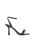 Ruthie High Stiletto Ankle Strap Sandal, Black Patent – Alicia Shoes, Hialeah FL