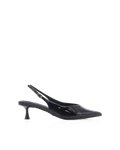 Selah Wide Fit Kitten Heel Slingback Pump, Black Patent – Alicia Shoes, Hialeah FL