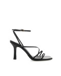 Sylvia High Stiletto Ankle Strap Sandal, Black – Alicia Shoes, Hialeah FL