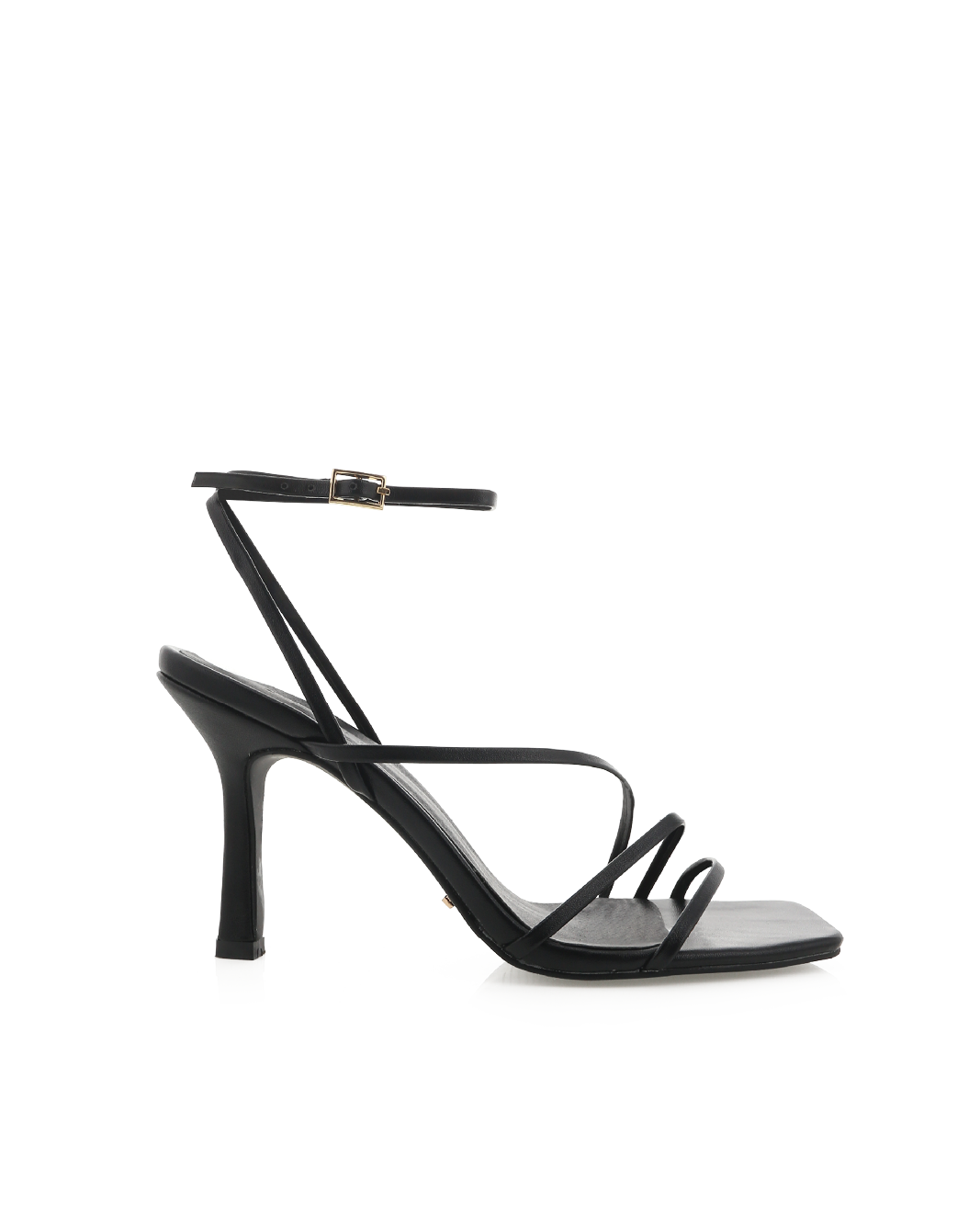 Sylvia High Stiletto Ankle Strap Sandal, Black – Alicia Shoes, Hialeah FL