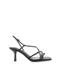 Toshie Mid Stiletto Slingback Sandal, Black – Alicia Shoes, Hialeah FL