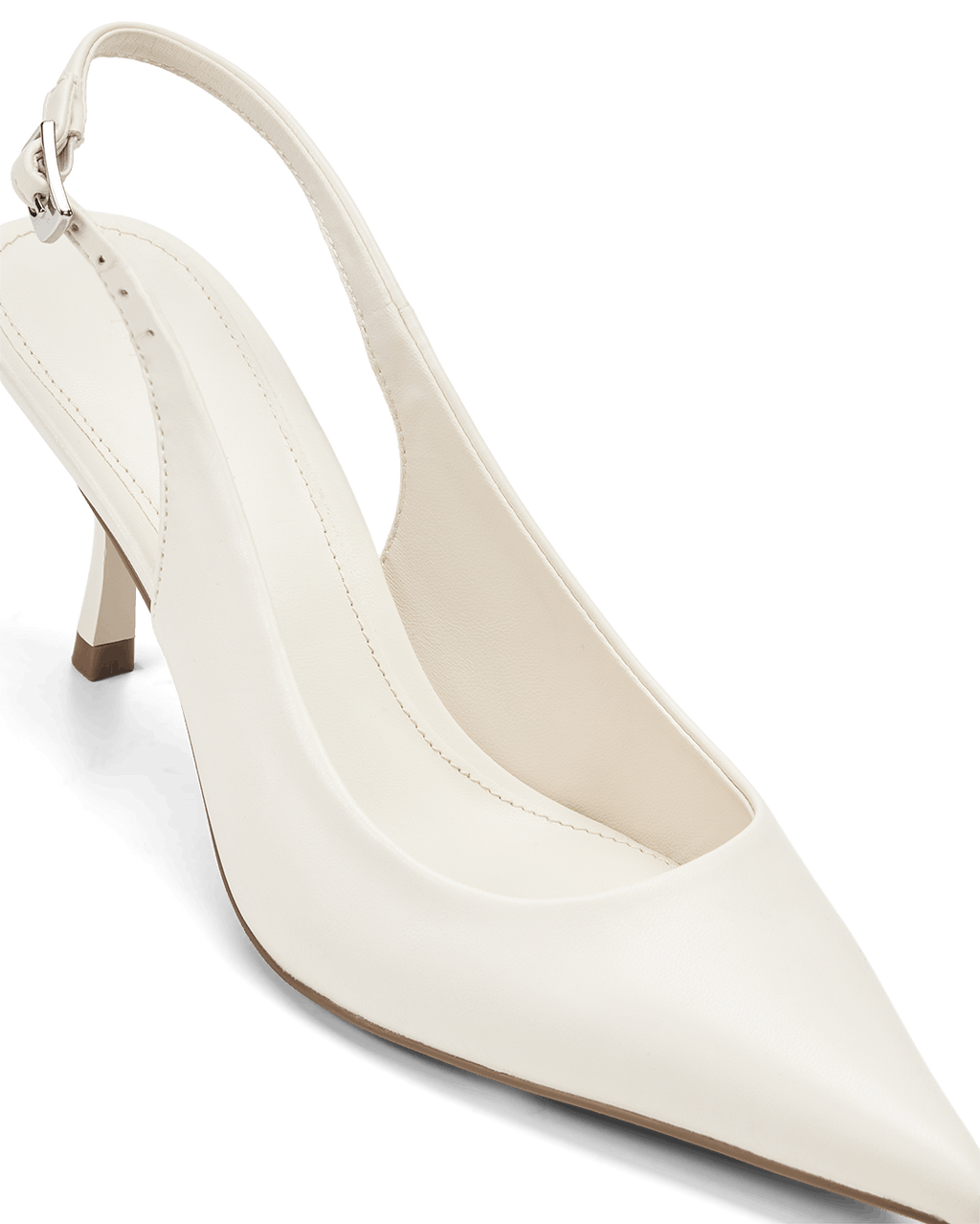 Tracy Mid Stiletto Slingback Pump, Bone – on foot, view 4