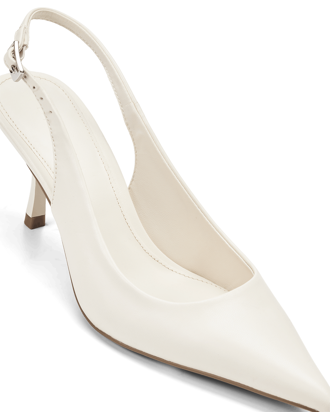Tracy Mid Stiletto Slingback Pump, Bone – on foot, view 4
