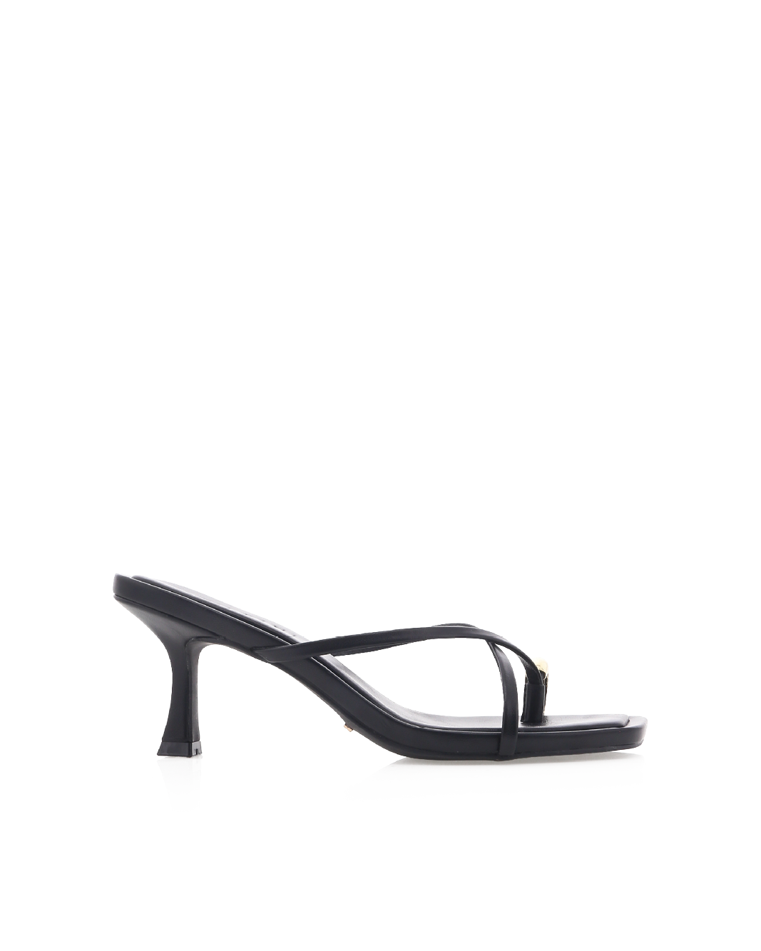 Urika Mid Stiletto Square-Toe Mule, Black – Alicia Shoes, Hialeah FL