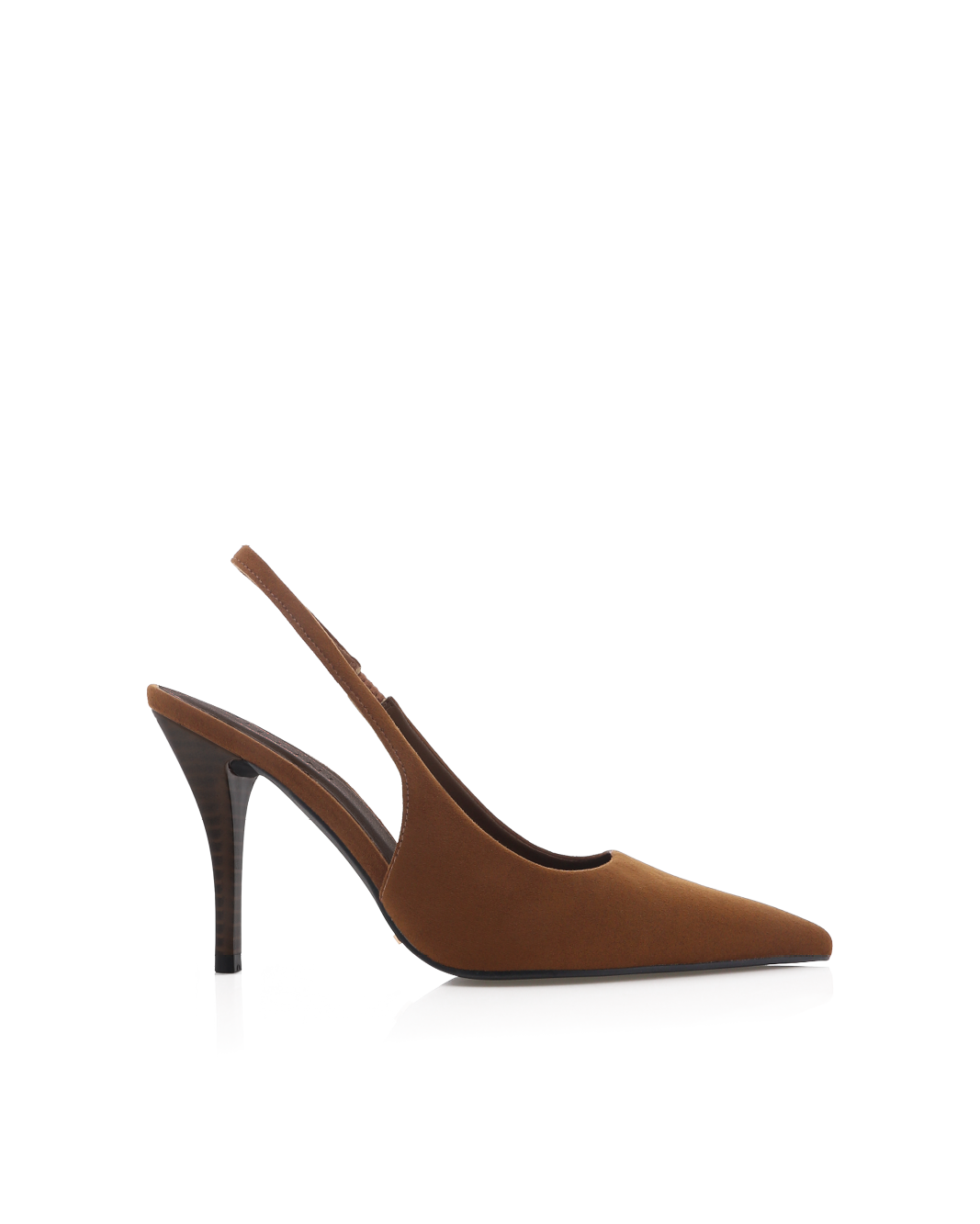 Valasca High Stiletto Slingback Pump, Hazel Suede – Alicia Shoes, Hialeah FL
