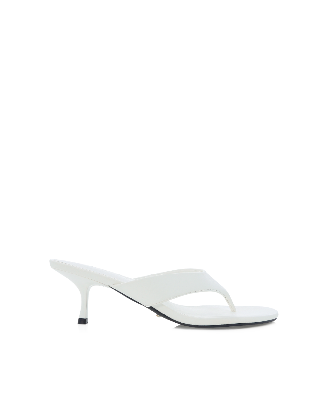 Winsley Mid Stiletto Thong Mule, White – Alicia Shoes, Hialeah FL