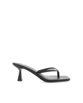 Xami Mid Stiletto Thong Mule, Black – Alicia Shoes, Hialeah FL