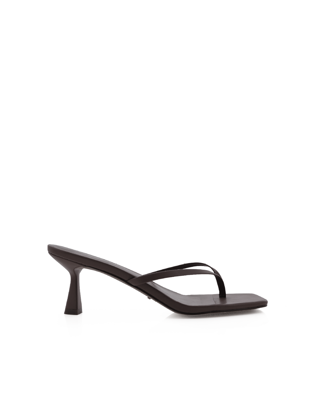 Xami Mid Stiletto Thong Mule, Chocolate – Alicia Shoes, Hialeah FL