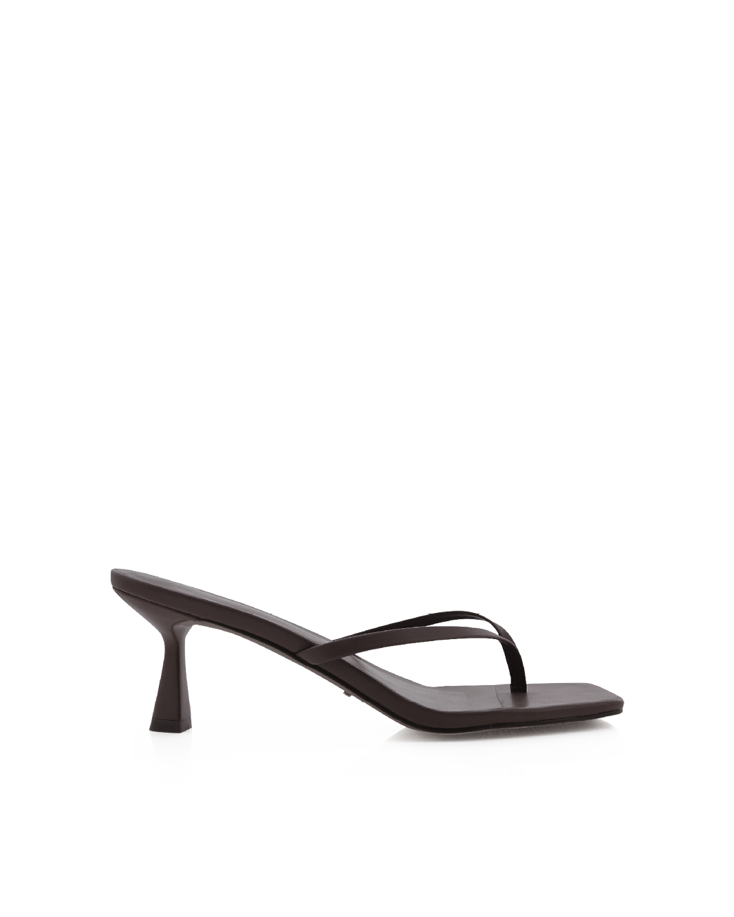 Xami Mid Stiletto Thong Mule, Chocolate – Alicia Shoes, Hialeah FL