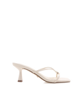 Xane Mid Stiletto Square-Toe Mule, Bone – Alicia Shoes, Hialeah FL