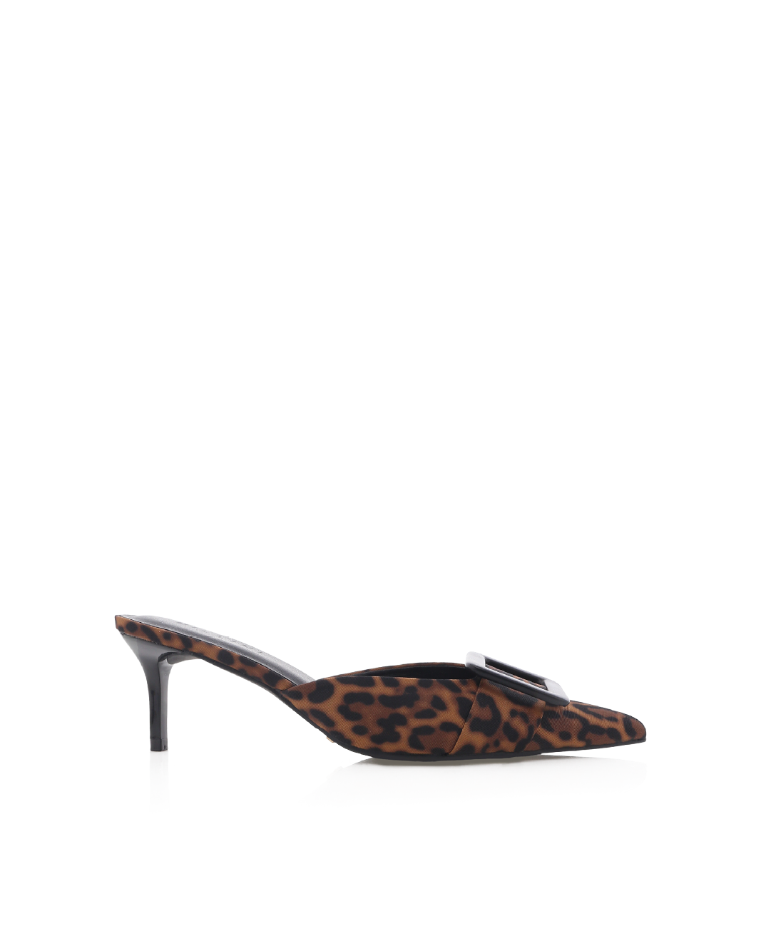 Yorkie Mid Stiletto Pointed-Toe Mule, Leopard – Alicia Shoes, Hialeah FL