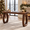 Atelier Twin-Loop Desk in a Christmas home