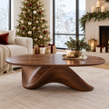 Atelier Wave Base Coffee Table in a Christmas home