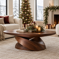 Atelier Twisted Ribbon Coffee Table in a Christmas home