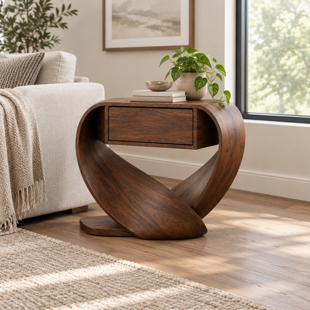 Atelier Ribbon Nightstands, Set of 2 side view