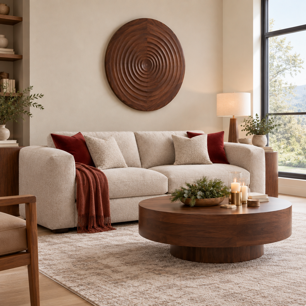 Atelier Ripple Circle Wall Art side view