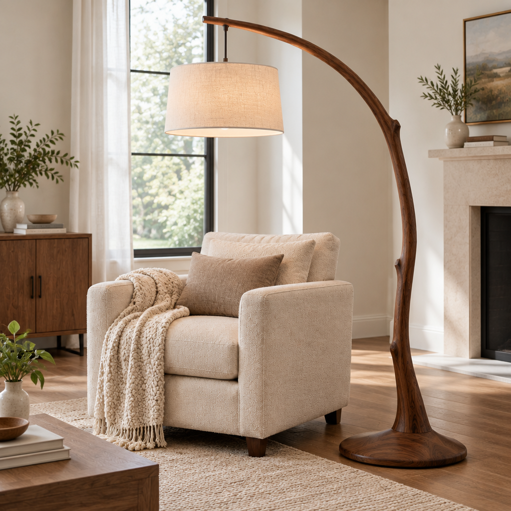 Atelier Arching Branch Floor Lamp side view