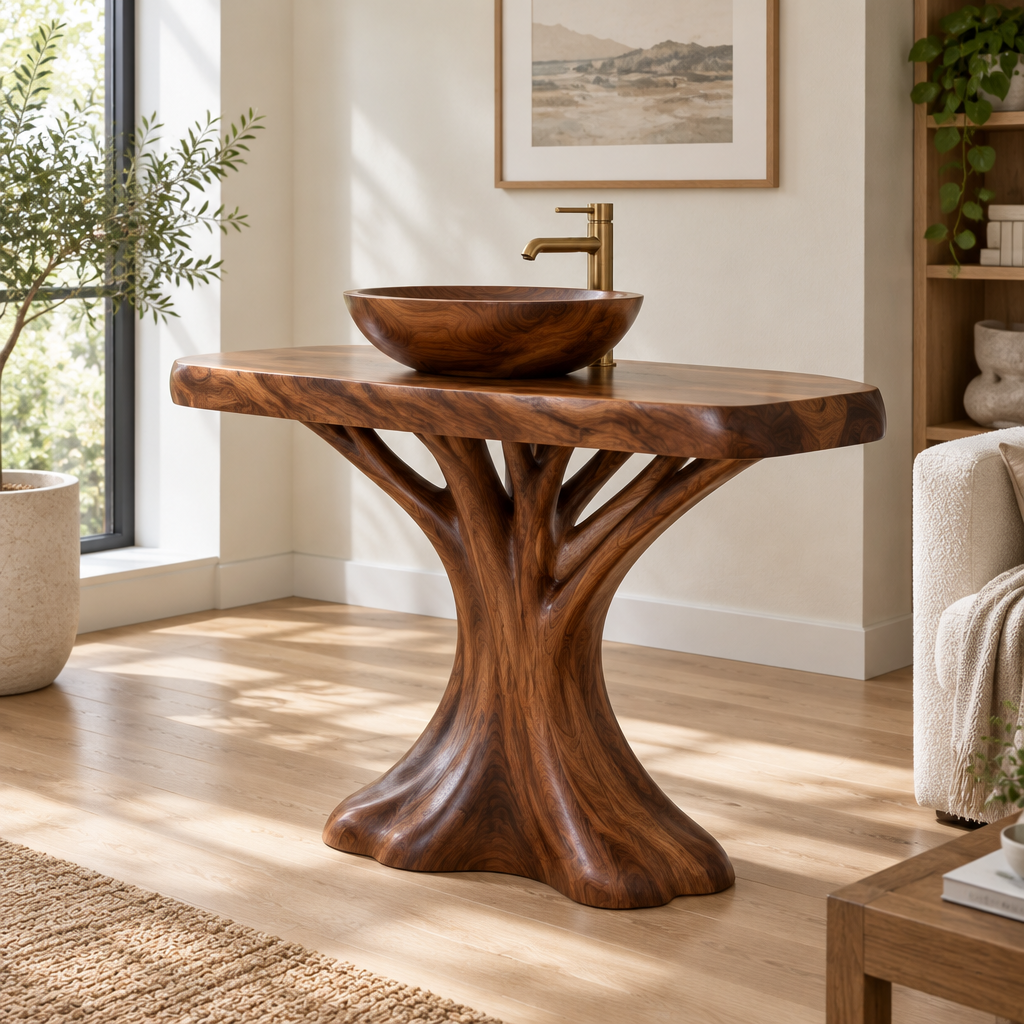 Atelier Tree-Leg Vanity side view