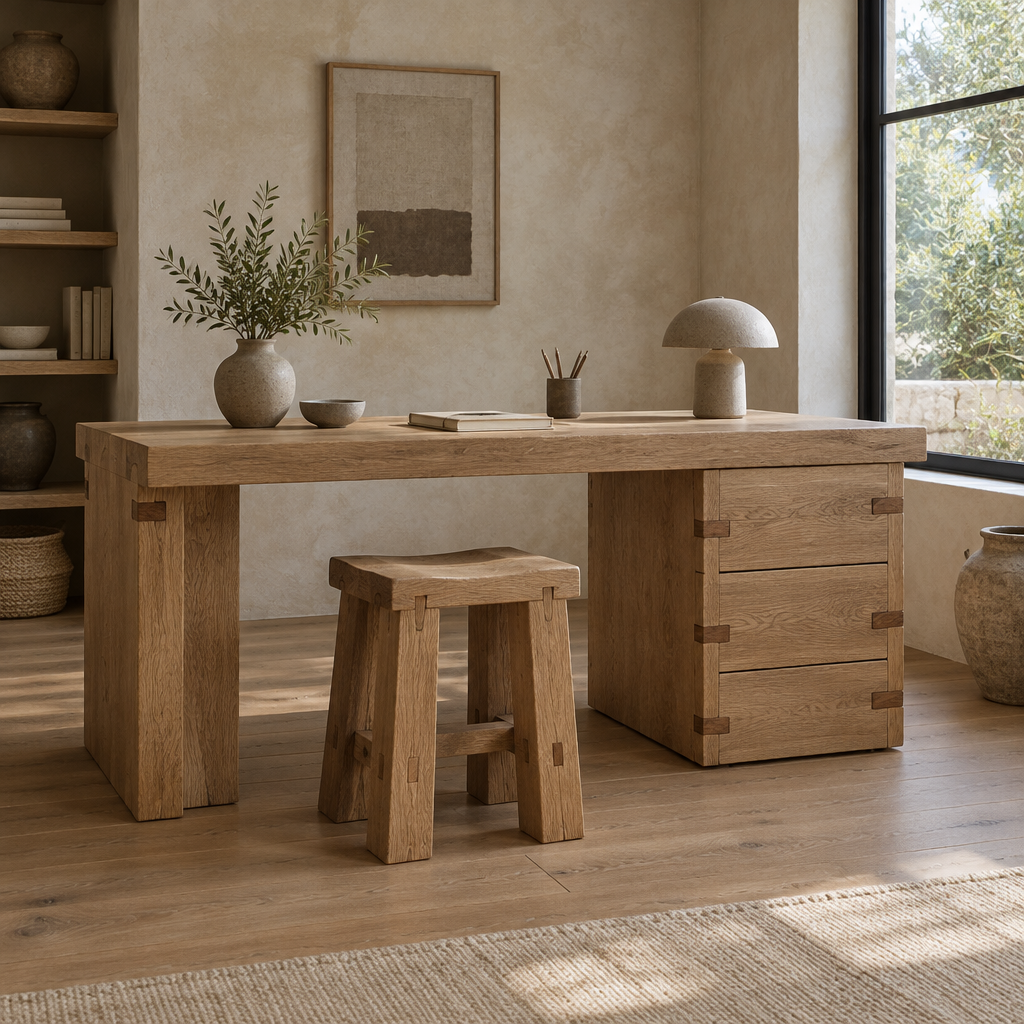 Basalt Slab Desk