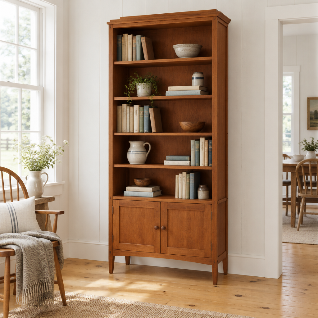 Linden Shaker Bookcase