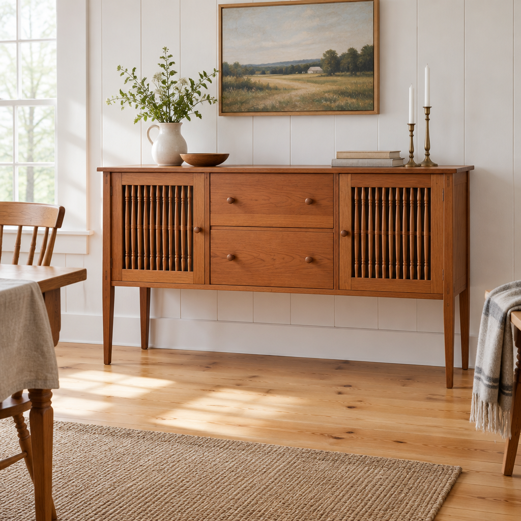 Linden Spindle Sideboard