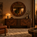 Sable Burl Framed Mirror